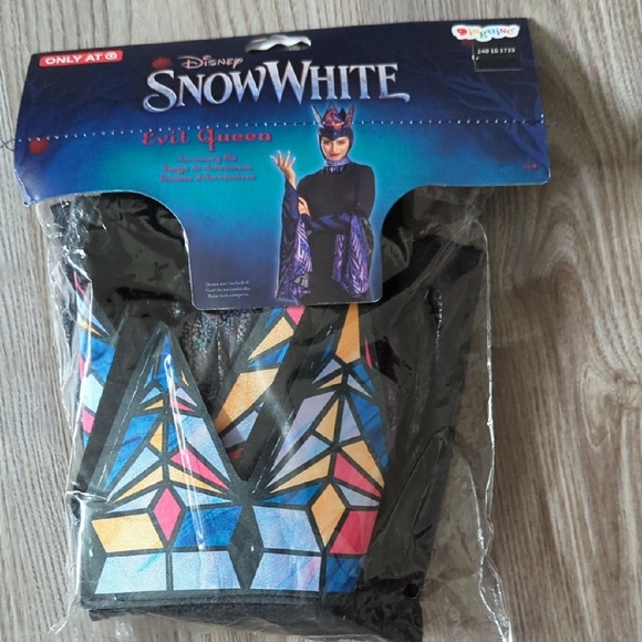 Disney Black and Purple Costume Set with Crown - Picture 2 of 3